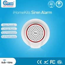 NEO Coolcam iHome Kits NAS-AB01T Wireless Alarm System Siren Alarm For Home Security