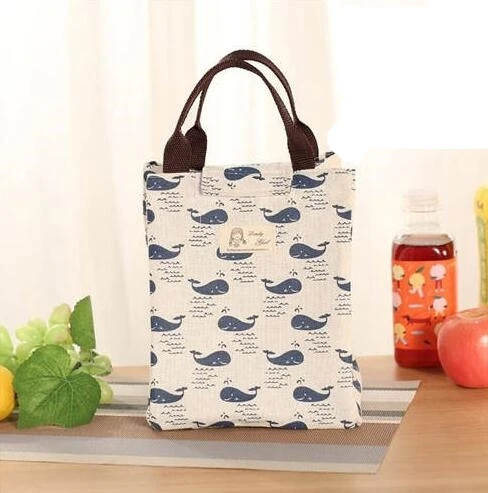 Модные женские туфли изолированные обед сумки Термальность кулер для пикника Еда сумка-холодильник для хранения сумка-тоут сумки для обедов чехол Чехол - Цвет: whale