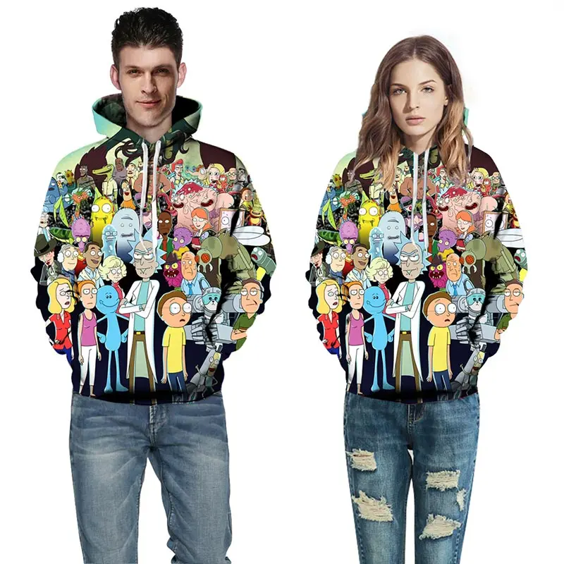 Headbook Fashion 3d Print Anime Hoodies Men/Women Thin Cool 3d Sweatshirts Cartoon Characters Print Hooded Hoodies YXQL686