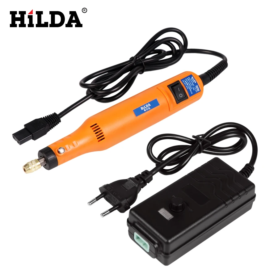 

HILDA 12V Mini Drill Engraving Pen Rotary tool With Grinding Accessories Set Multifunction Mini Engraving Pen For Dremel tools