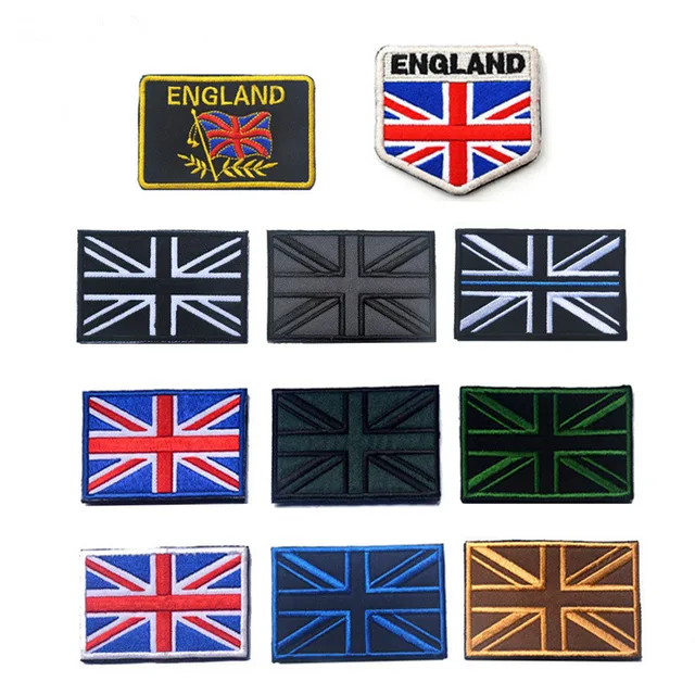 BRITISH Flag Embroidered Patch Union Jack England UK Great Britain