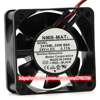 

Brand new 60*60*25MM 6cm 2410ML-05W-B69 24V 0.17A 3wires fan ~