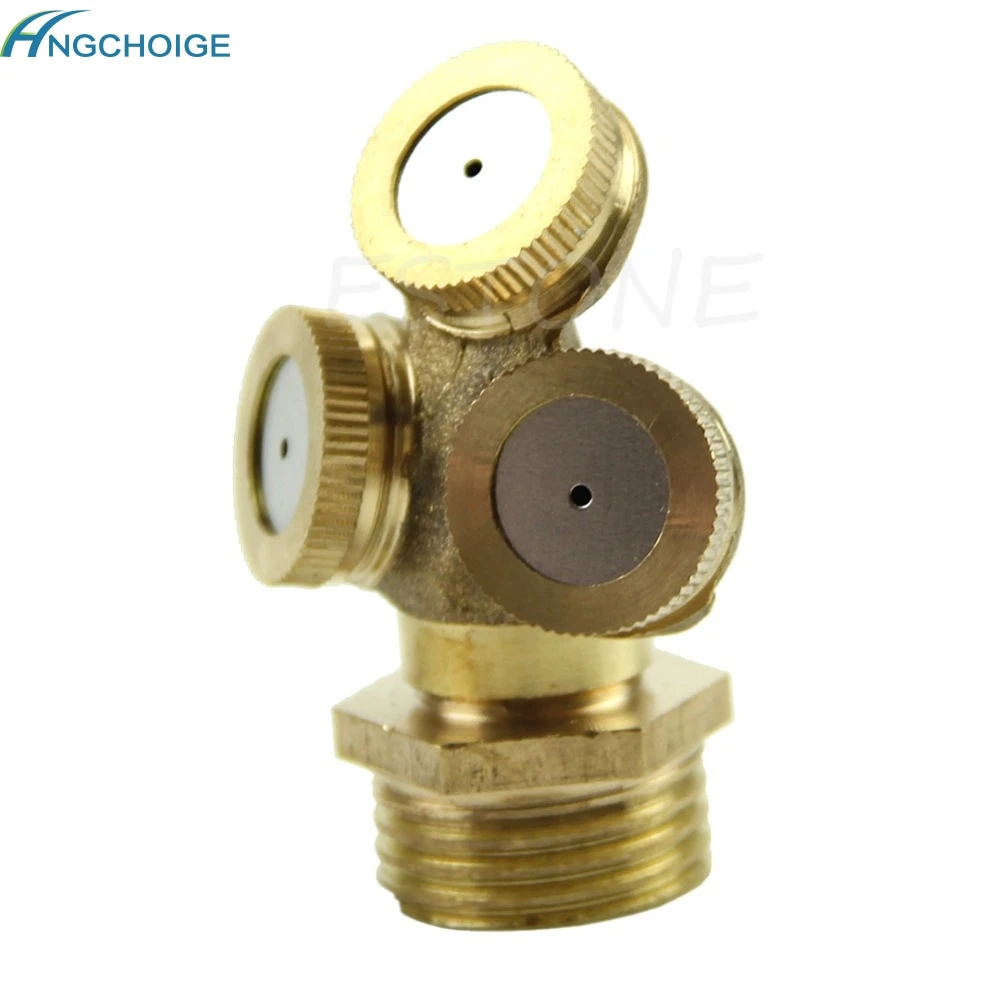 

NEW Brass Agricultural Misting Spray Nozzle Garden Sprinkler Irrigation System MAY22