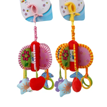 

Hot Sale Activity Soft Music Crib Bed Bell Kids Rattles Educational Toy Rotate Wind-up Twist For Baby Gifts High Quality