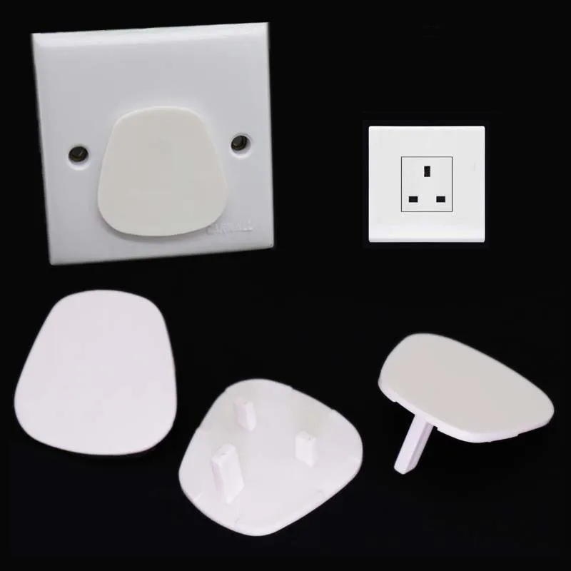 

5/10pcs UK EU US Safety Outlet Plug Cover Child Cartoon Bear Shape Baby Proof Electric Shock Guard Cap For Baby Safe Protection