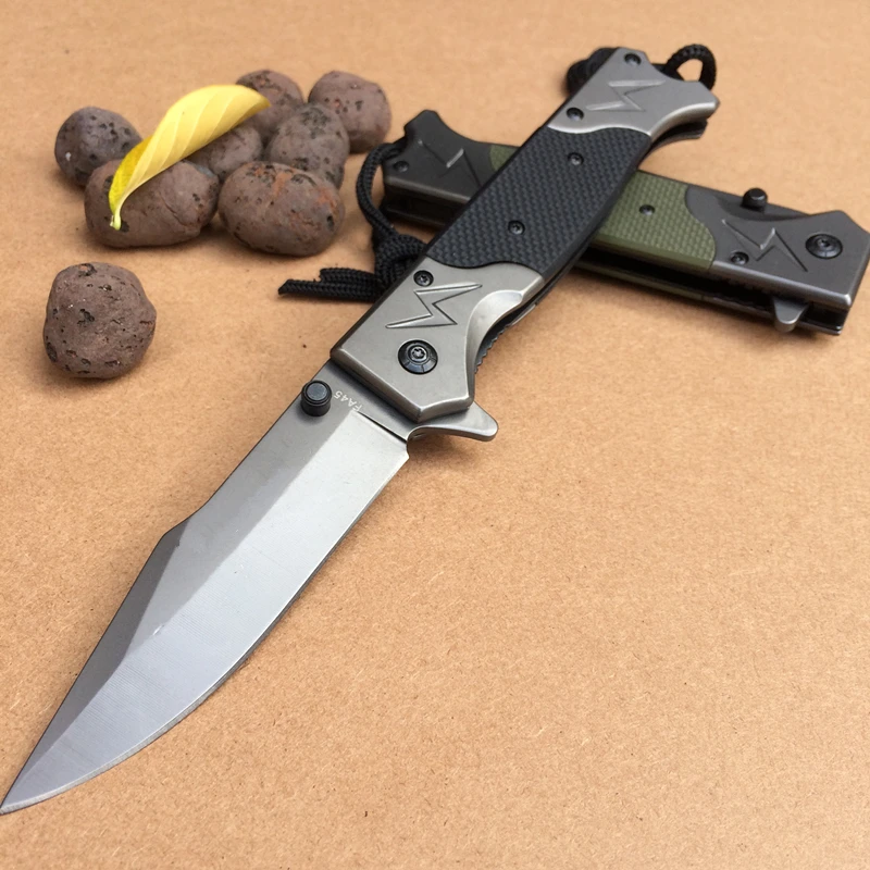 Черный зеленый Стальной Складной нож Тактический охотничий нож для выживания EDC карманные ножи Универсальный походный открытый боевой нож тактический нож