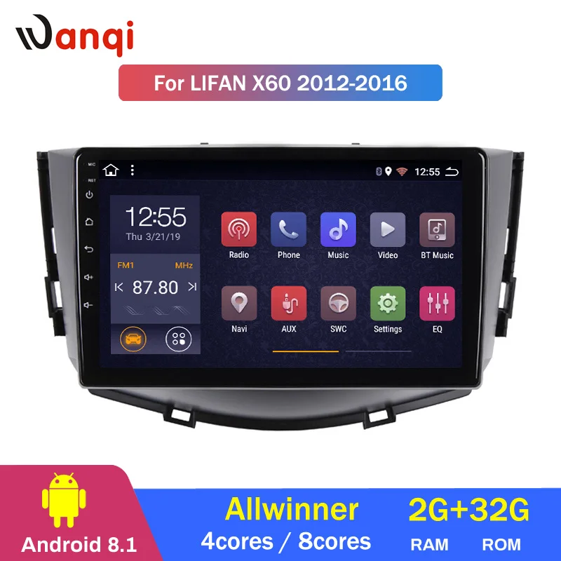 

2G RAM 32G ROM Android car DVD gps multimedia player For lifan X60 2012-2016 car DVD Navigation Radio Video Audio Player