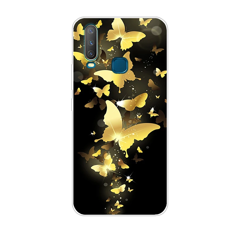 Мультяшный чехол Vivo Y17 мягкий силиконовый накладка для телефона Y 17 VivoY17