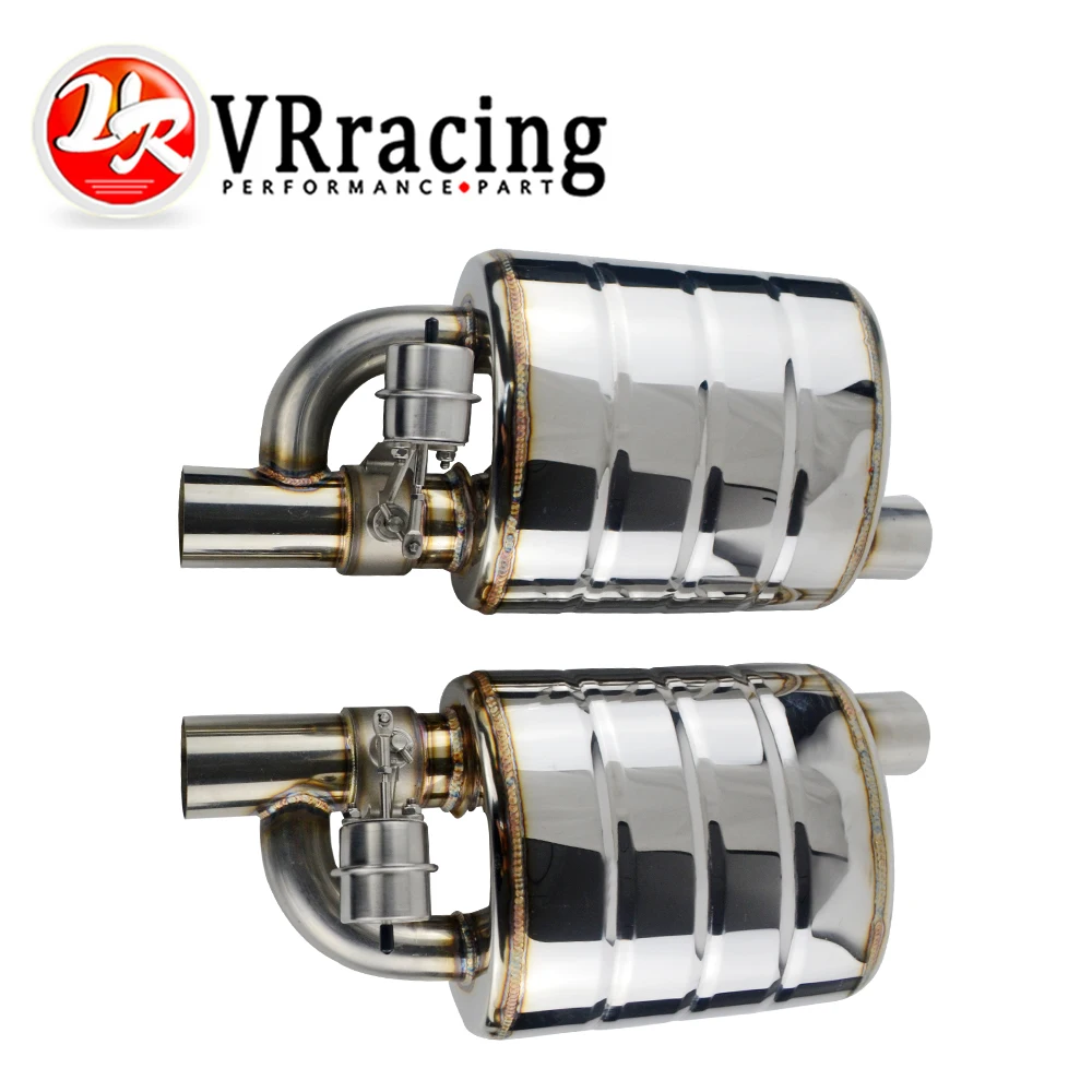 Stainless Steel 2.5" or 3" Slant Outlet Tip Inlet Weld On Single