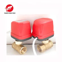 Легко быстро установить AC220V AC24V CR02 DN20 DN25 DN32 CWX-50K 3.5nm 15s латунь оба Женский BSP уменьшенный диаметр электрического шарового клапана