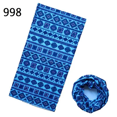941-1000 узор хиджаб бандана шарф с бесшовной шеей трубчатая форма стандартная трубка маска для лица велосипедный головной убор лыжные головные уборы - Цвет: 998