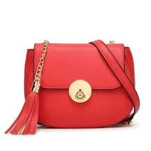 2016 mode Lässig Pu-leder Handtaschen Neue Minni Kupplung Dame-parteihandtasche Quaste Frauen Tasche Kette Schulter Messenger Bags