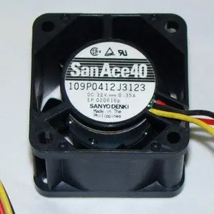 

Good Quality Sanyo 4CM 12V 0.35ADual ball bearing fan109P0412J3123 Cooling Fan