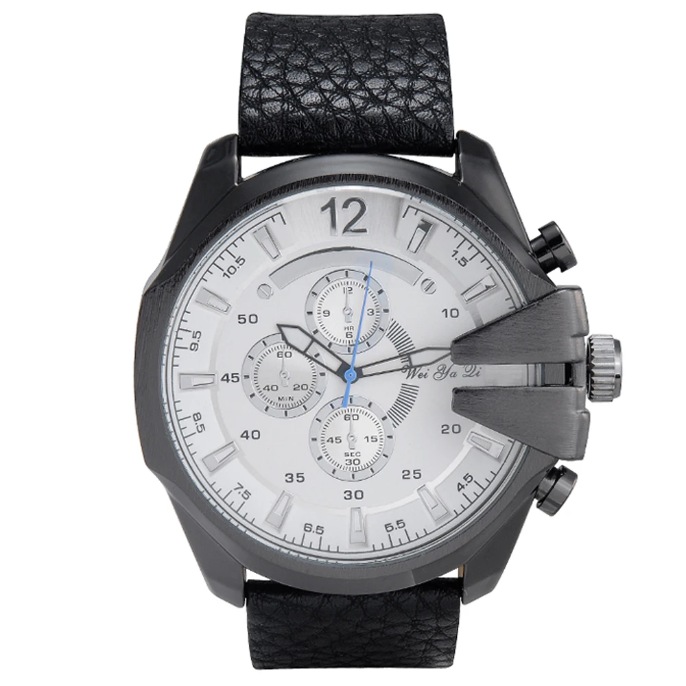 top luxury brand weiyaqi quartz watches for men dz style military watch free shipping (1)