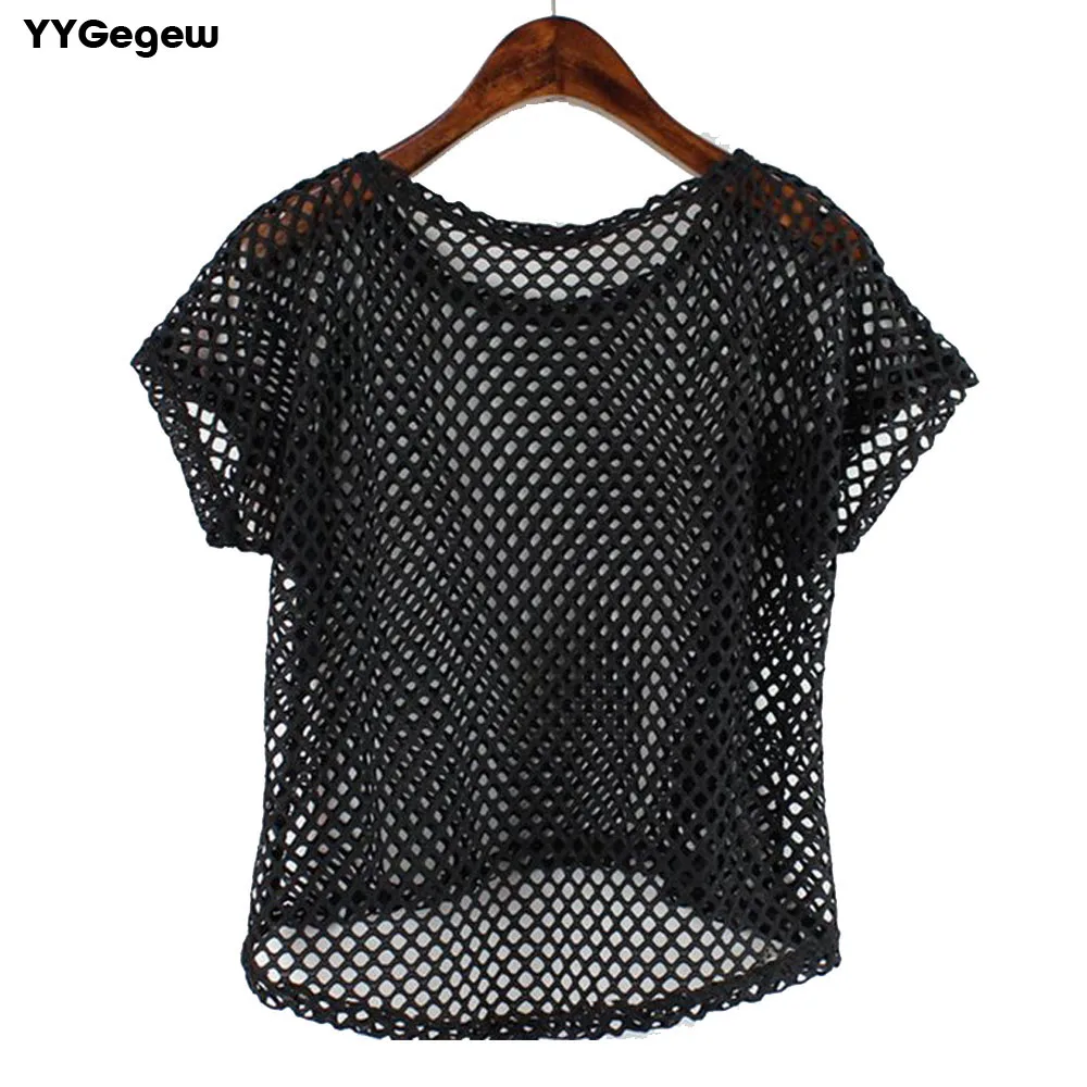 Mesh t shirt top Clearance