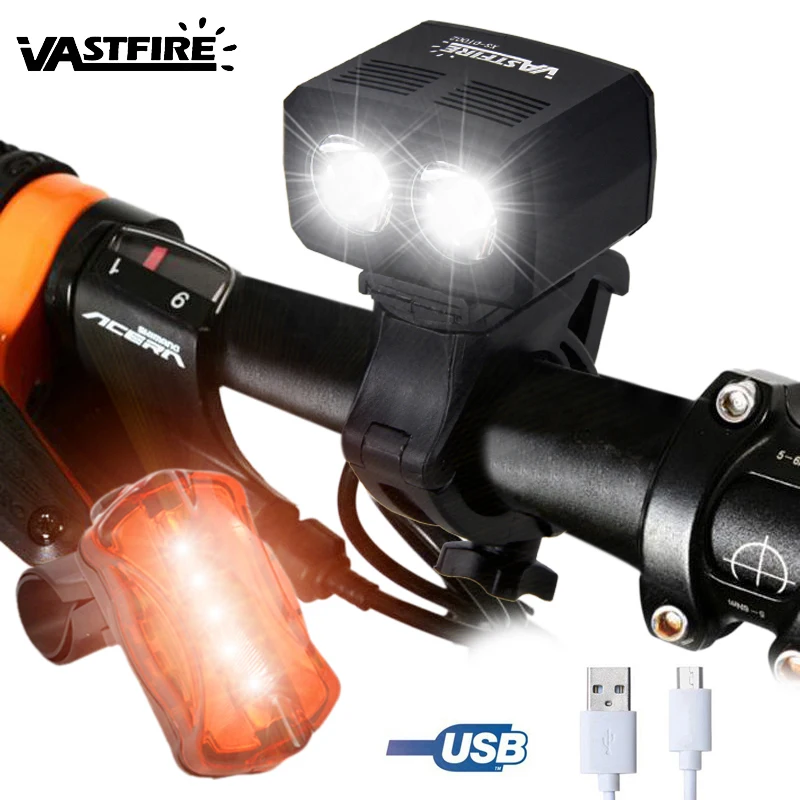 Best Waterproof USB Headlight Bike Lamp 2X XM-L T6 LED Bicycle Light 5 Modes Cycling Torch Rechargeable Headlamp 11 Best Waterproof USB Headlight Bike Lamp 2X XM-L T6 LED Bicycle Light 5 Modes Cycling Torch Rechargeable Headlamp 11