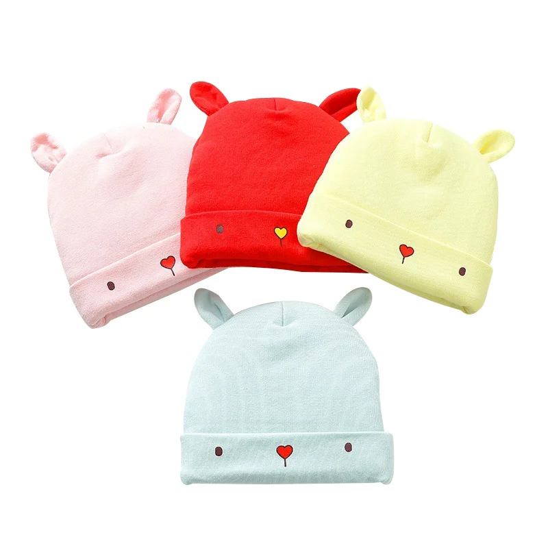 New Thick Winter Baby Hat Newborn Cotton Warm Beanie Bear Ears Tire Hat Cartoon Infant Beanie For Boys Girls Baby Boys Clothing (1)