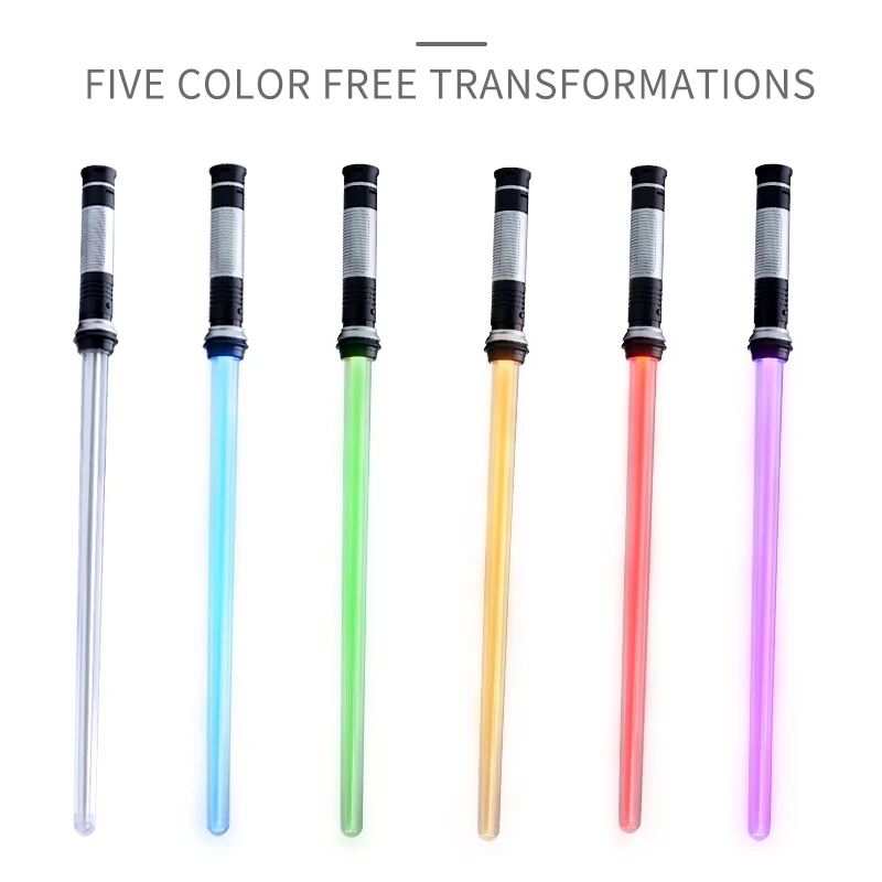 

Lightsaber toys for children saber oyuncak Luminous Jedi Sabre Laser Sword light up led Flashing Lightstick glow in the dark