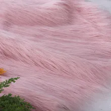 Розовый мех Ткань-ремесло Фурсьют мех, пушистый ткань с длинным ворсом искусственный мех для фон для фотосъемки с изображением домашние декорации "сделай сам"