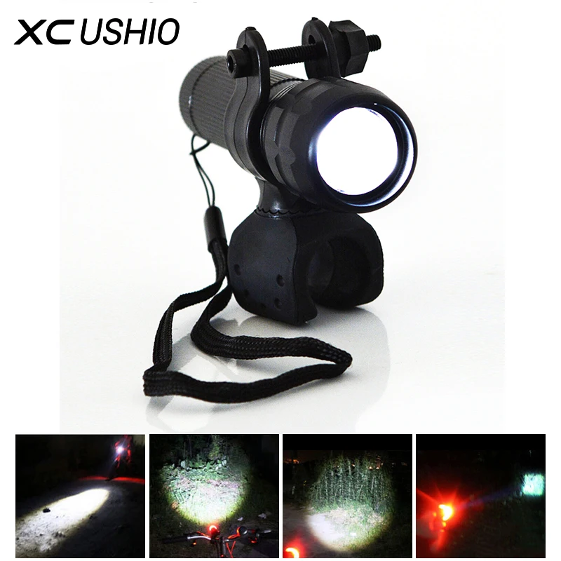 

New LED Cycling Bike Bicycle Front Head Light Torch Lamp With Mount High strength Aluminium alloy rainproof quality