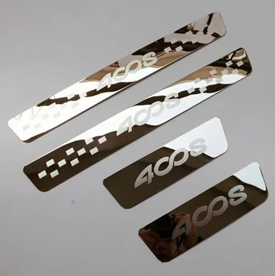 

For Car Styling Peugeot 4008 2011 2012 2013 2014 Stainless Steel Silm Scuff Plate Door Sill Car Stickers Accessories