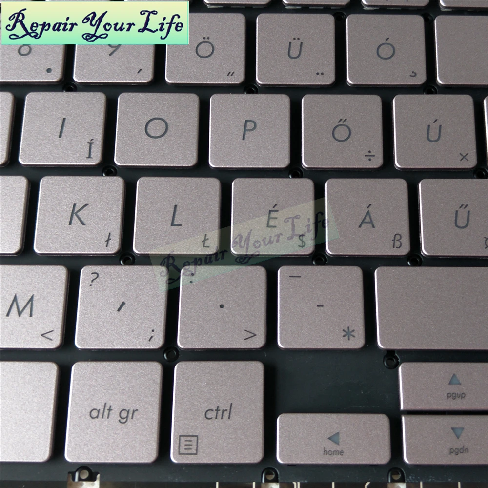 UX490 Венгрия клавиатура подсветка для ASUS ZenBook 3 Deluxe UX490CA UX490UA венгерский HU