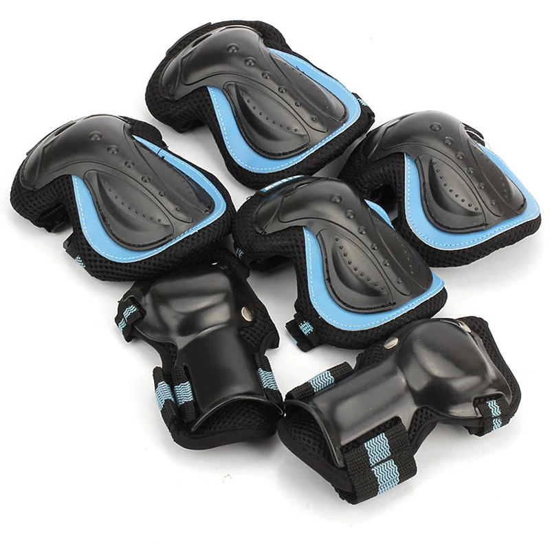 NEW 6pcs/set Inline Skating Protective Gear Sets Elbow pads Bicycle Skateboard Ice Skating Roller Knee Protector For Adult Kids