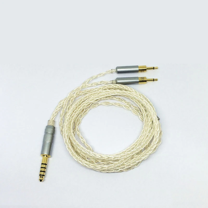  Upgrade 4.4mm Balance Audio Cable for Sennheise HD700 HD 700 Headphone Headset 8 Shares Single Crys