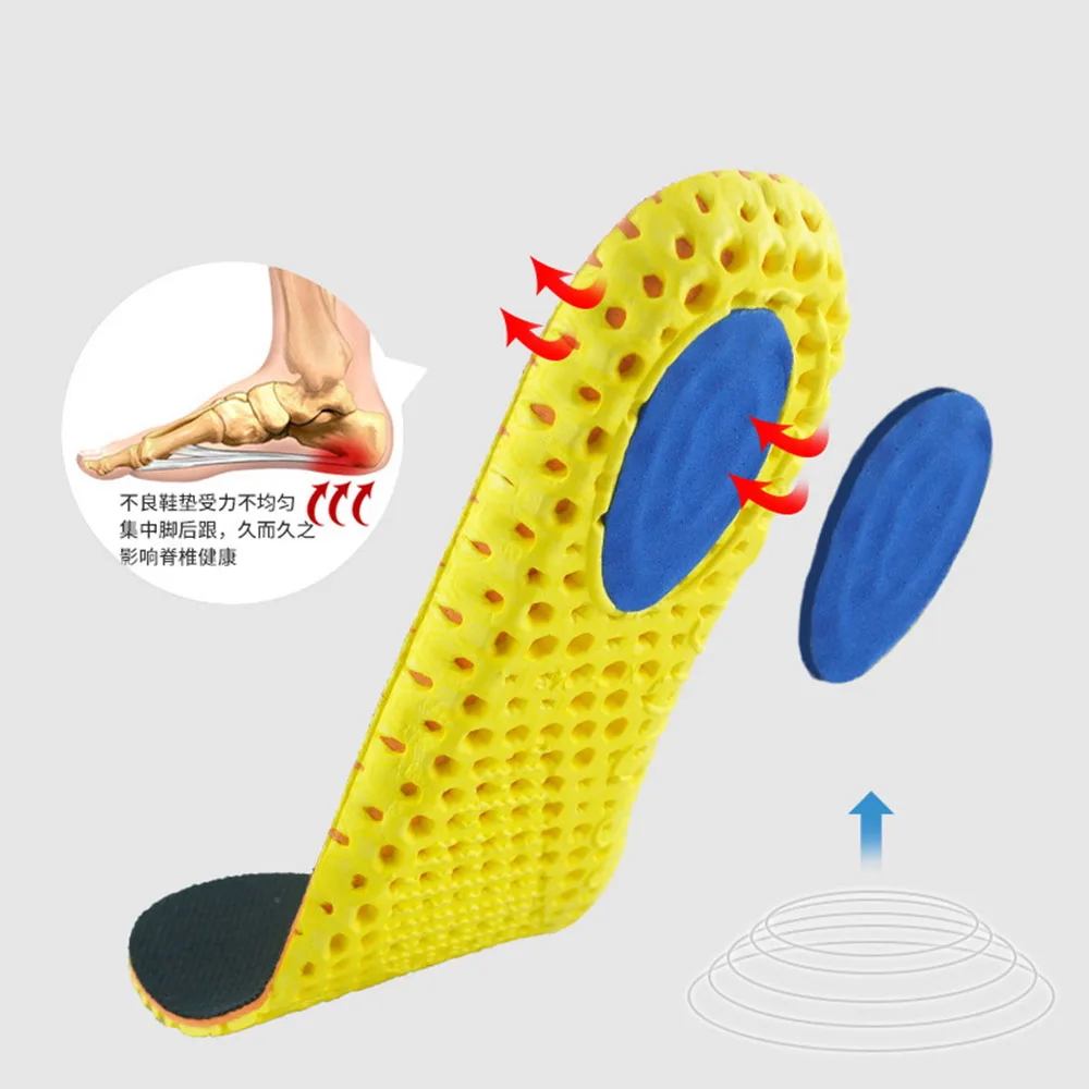 

1 Pair3D Premium Comfortable Orthotics flat foot Insole TPU Orthopedic Insoles for Shoes insert Arch Support pad Foot Care Tool