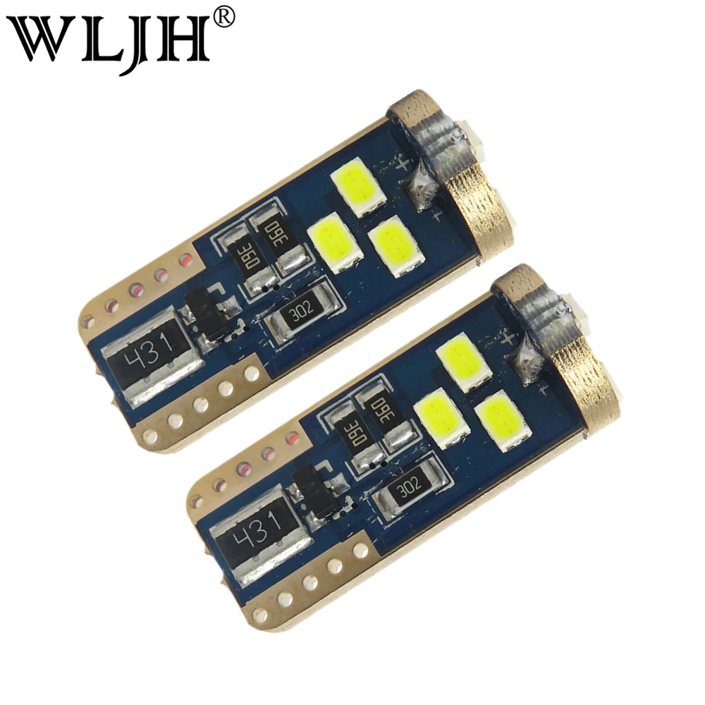 

WLJH 2x Car T10 W5W PC168 Lamp Auto Interior External LED Light for Volkswagen Beetle EOS Golf Golf City Jetta Passat Tiguan