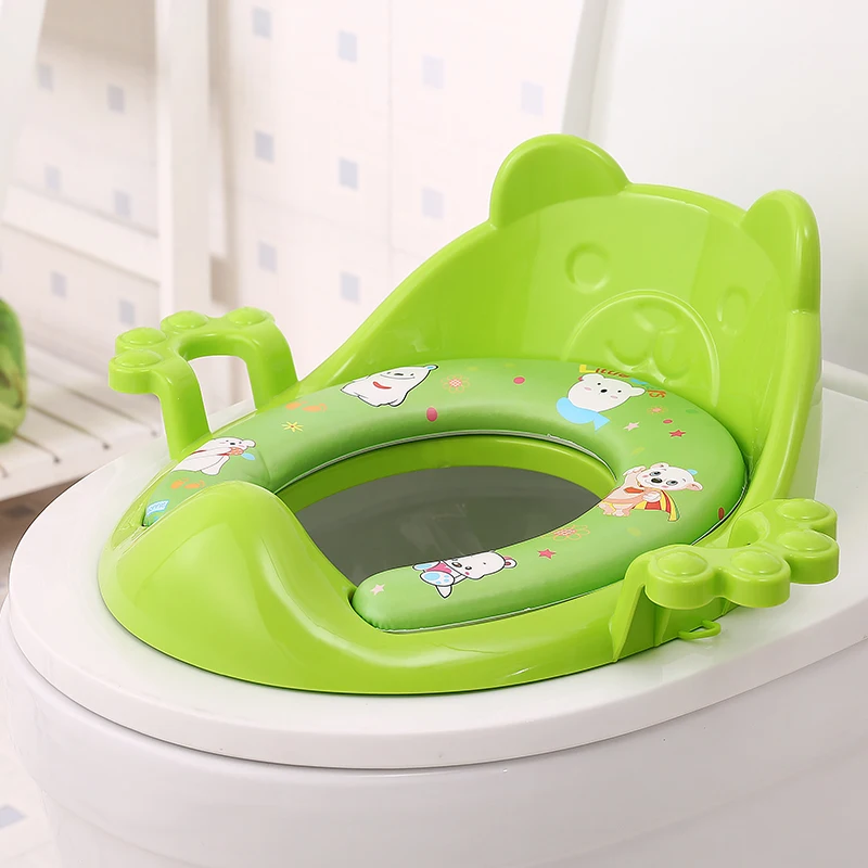 Portable Children kids baby Toilet seat Warm Soft skin Potty Chair Pad