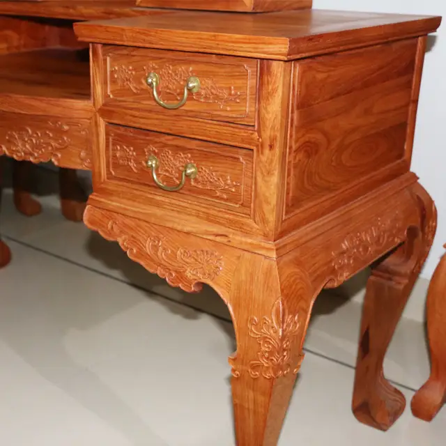 African Pear Wood Mahogany Dresser Antique Dresser Desk