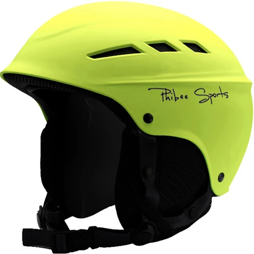 Promotio мужской/женский/детский лыжный шлем, зимний плюшевый шлем для сноуборда, скейтборда, катания на коньках, маска для мотоциклистов, велосипедистов, скалолазания, Спортивная безопасность - Цвет: Цвет: желтый