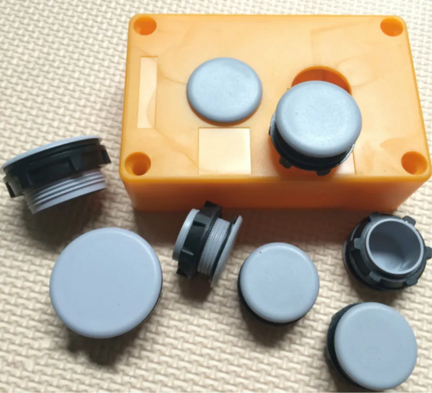 

10Pcs 22mm Button Panel Plug Button Hole Plug Button Box Hole Plug Signal Button