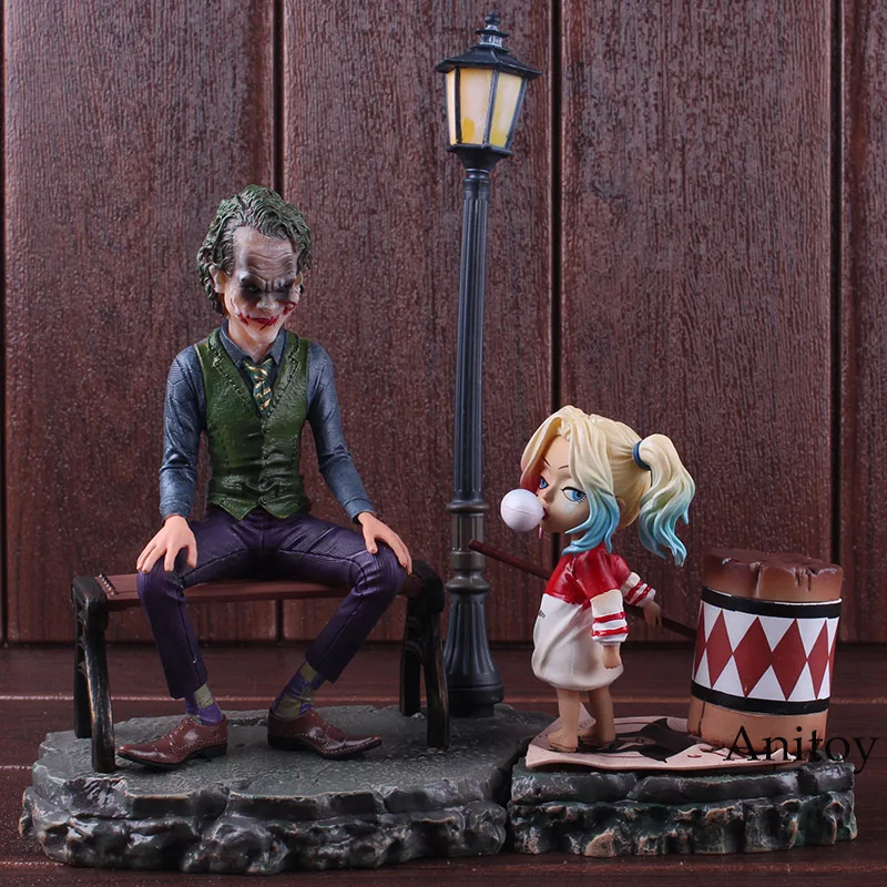 

Suicide Squad Figure Harley Quinn & Joker Harley Quinn and Joker Action Figure PVC Collectible Model Toy Set