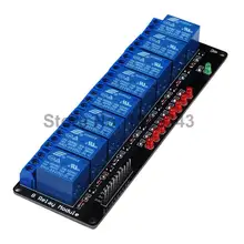 Black 8 Channel Relay Module 5V Lamp For Arduino ARM PIC AVR DSP