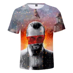 Far Cry 5 мода футболки с 3D-принтом для женщин/для мужчин летние шорты рукавом футболки Лидер продаж повседневное уличная популярные футболки