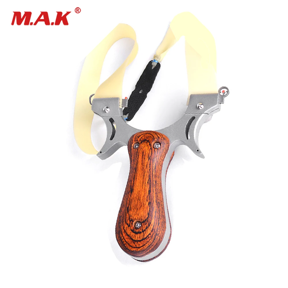 

Stainless Steel SlingShot Catapult Professional Spring Quick Pressure Sling Shot with 1 Flat Rubber Band For Outdoor Sports