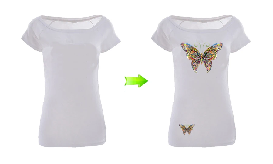 Butterfly Decor Iron-On Patches Clothing Deco Washable Diy Accessory Badges New Design Heat Transfer Clothes Patches 4