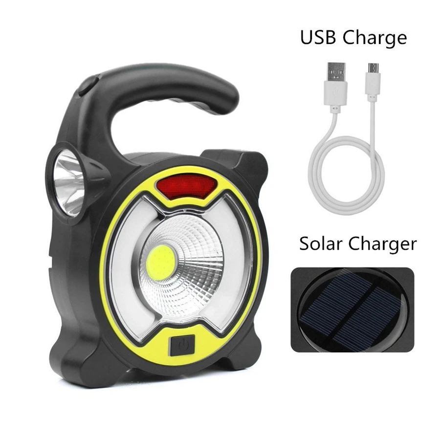 Chiclits Solar Light LED Camping Lamp Flashlight Portable 4 Modes Lamp With Hanging Hook Solar Night Light for Camping Hiking Hunting Emergency Fishing  (13)