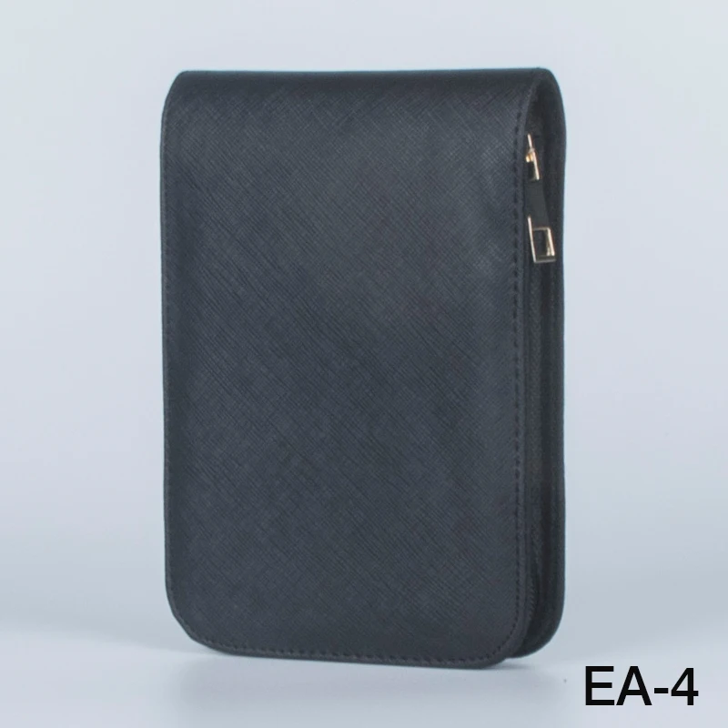 

Fountain Roller Ball Pen Case Holder PU Leather Bag for 12 Pens Color Black