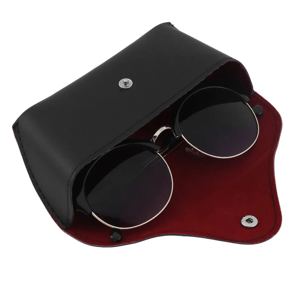 Прочные мягкие ПУ кожаные очки солнцезащитные очки для очков для хранения Контейнер держатель коробка сумка Чехлы очки ящик с коробкой путешествия