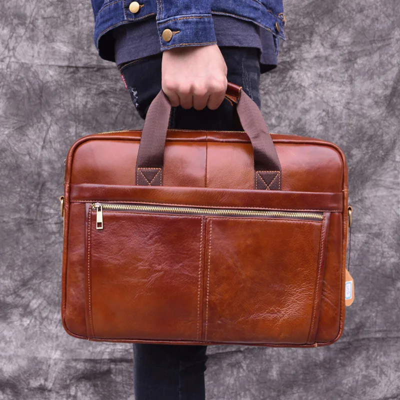 EUMOAN, мужской портфель из воловьей кожи, сумки из натуральной кожи, мужские сумки высокого качества, деловые сумки-мессенджеры для ноутбука