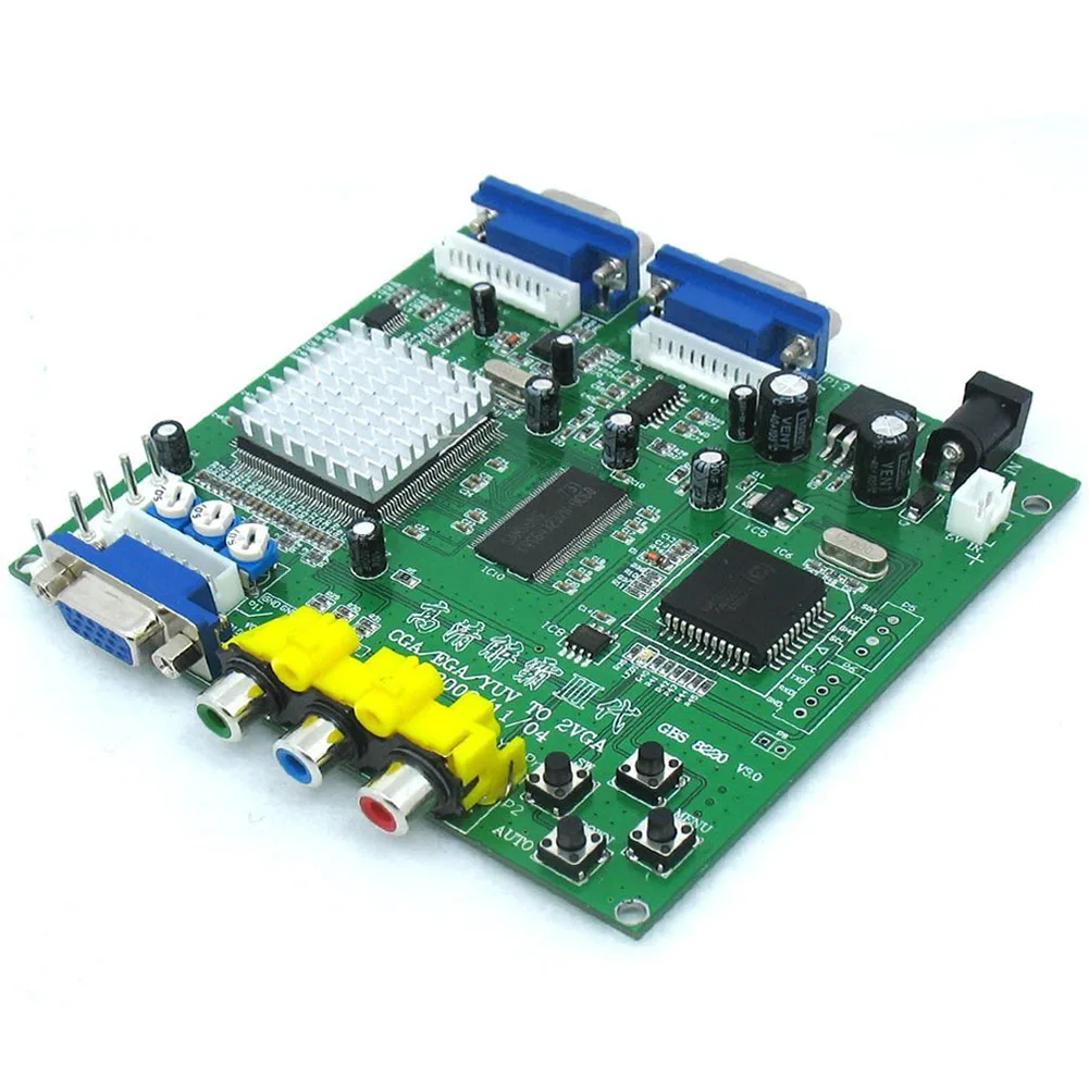 Video Signal Module GBS8220 Converter Board CGA/RGB/YUV/EGA To VGA Arcade Game 