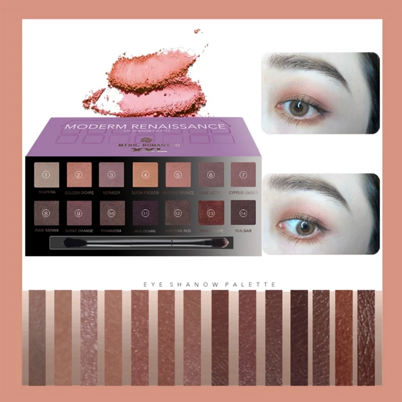 

Shimmer Eyeshadow Palette Long Lasting Waterprrof Sweatprrof Beauty Makeup Matte Eye Shadow Cosmetic Tools 3 Types