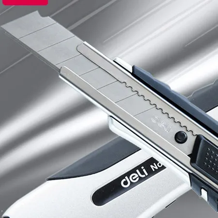

High Quality Large Degree Blade Tip Razor Blade Knife Sharp Portable Mini Auto-lock Utility Knife Stainless Steel DIY Art Cutter