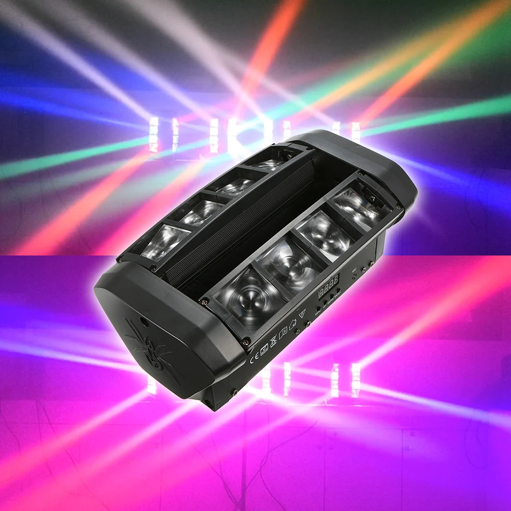 

60W RGBW 7 / 13 Channels LED Stage Light DMX512 Sound Activated Auto Running Master Slave Spider Stage Lamp Disco Light DJ Show