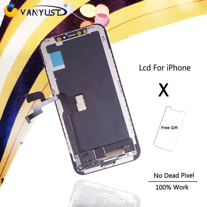 

VANYUST Grade AAA LCD Replacement for iPhone x Touch Screen Digitizer Assembly Replacement Free Shipping