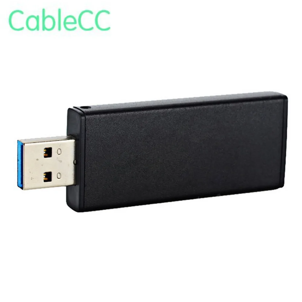 10 шт./42 мм NGFF M2 SSD на USB 3 0 внешний PCBA адаптер карта флэш-диск тип с черным чехлом