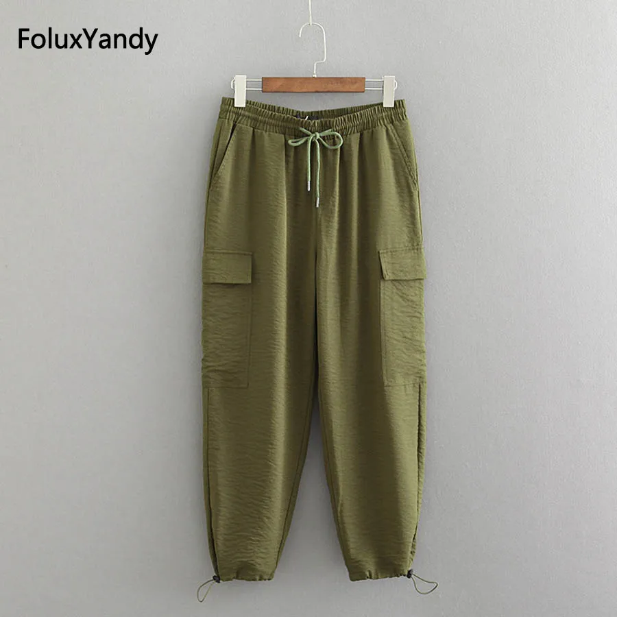 plus size army green pants